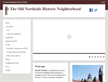 Tablet Screenshot of oldnorthside.org